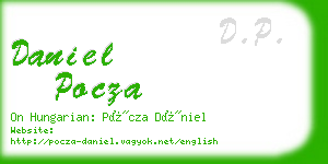 daniel pocza business card